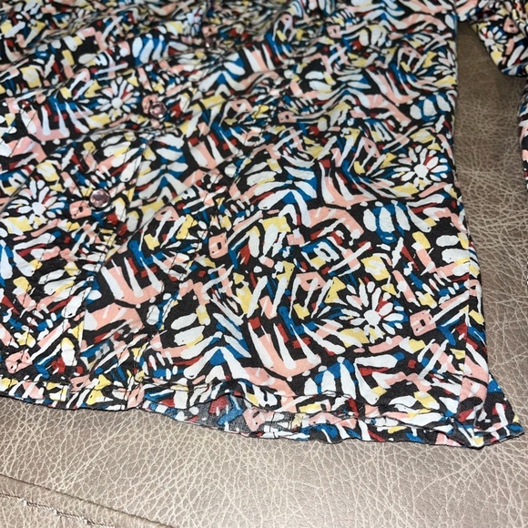 Western Wear Cowgirl Fall “Punchy" Print Girl's Shirt by Cruel Girl Small 6-7 - Picture 3 of 7